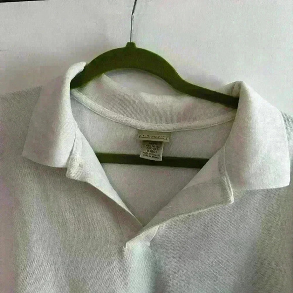 LL Bean. Mens XXL. White polo. - Picture 6 of 8